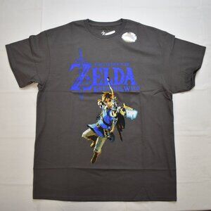 Nintendo The Legend Of Zelda Mens Breath Of The Wild Link Shirt New Large